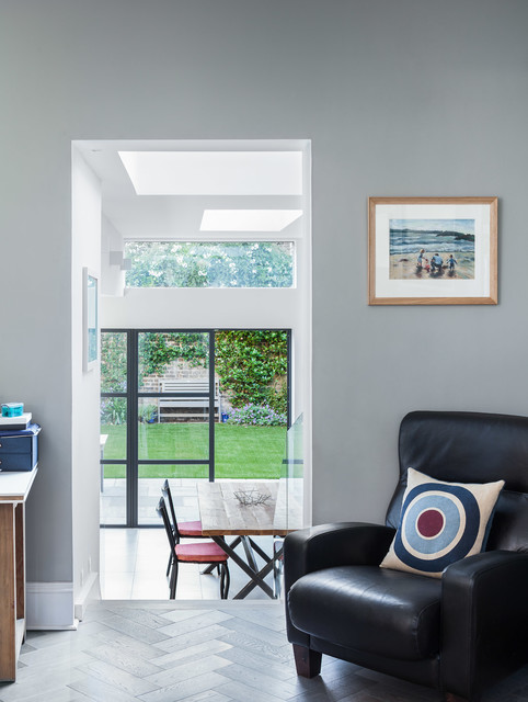 Slot House, London, W12 contemporary-living-room