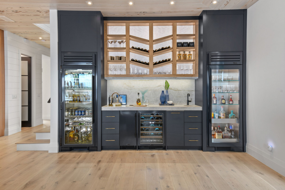 Natural Hues with Intracoastal Views - Beach Style - Home Bar - Other ...