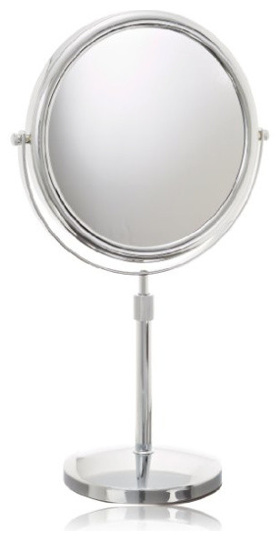 Jerdon Jp4045c 9 Inch Tabletop Two Sided Swivel Vanity Mirror With Jerdon Jp4045c 9 Inch Tabletop Two Sided Swivel Vanity Mirror With 5x Mag
