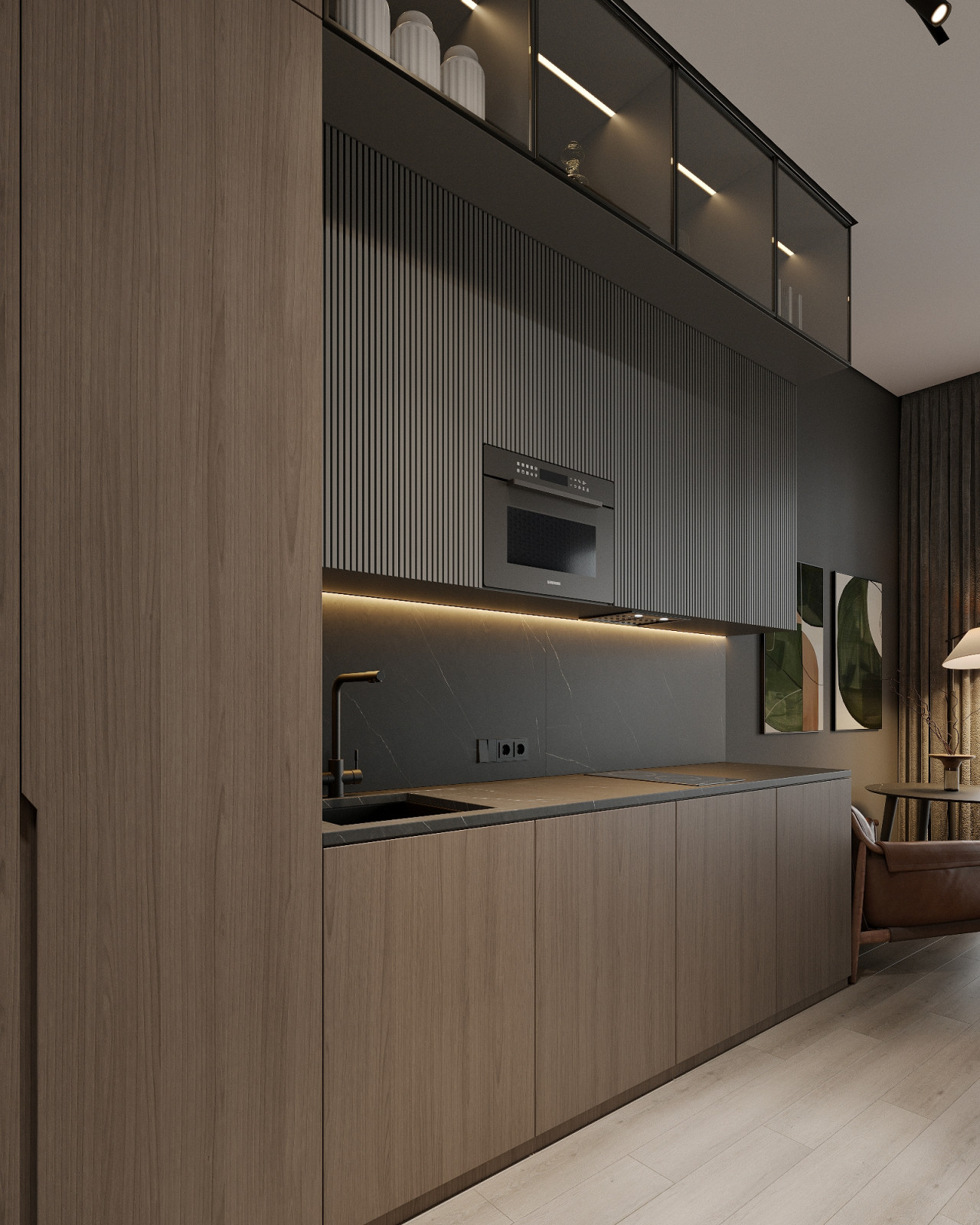 Дизайн проект апартаментов 28 Кв под посуточную аренду