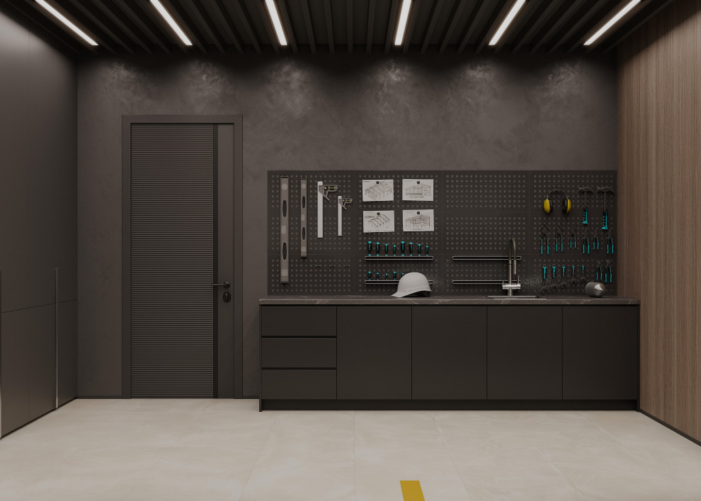 Цокольный этаж дома Тихая роскошь