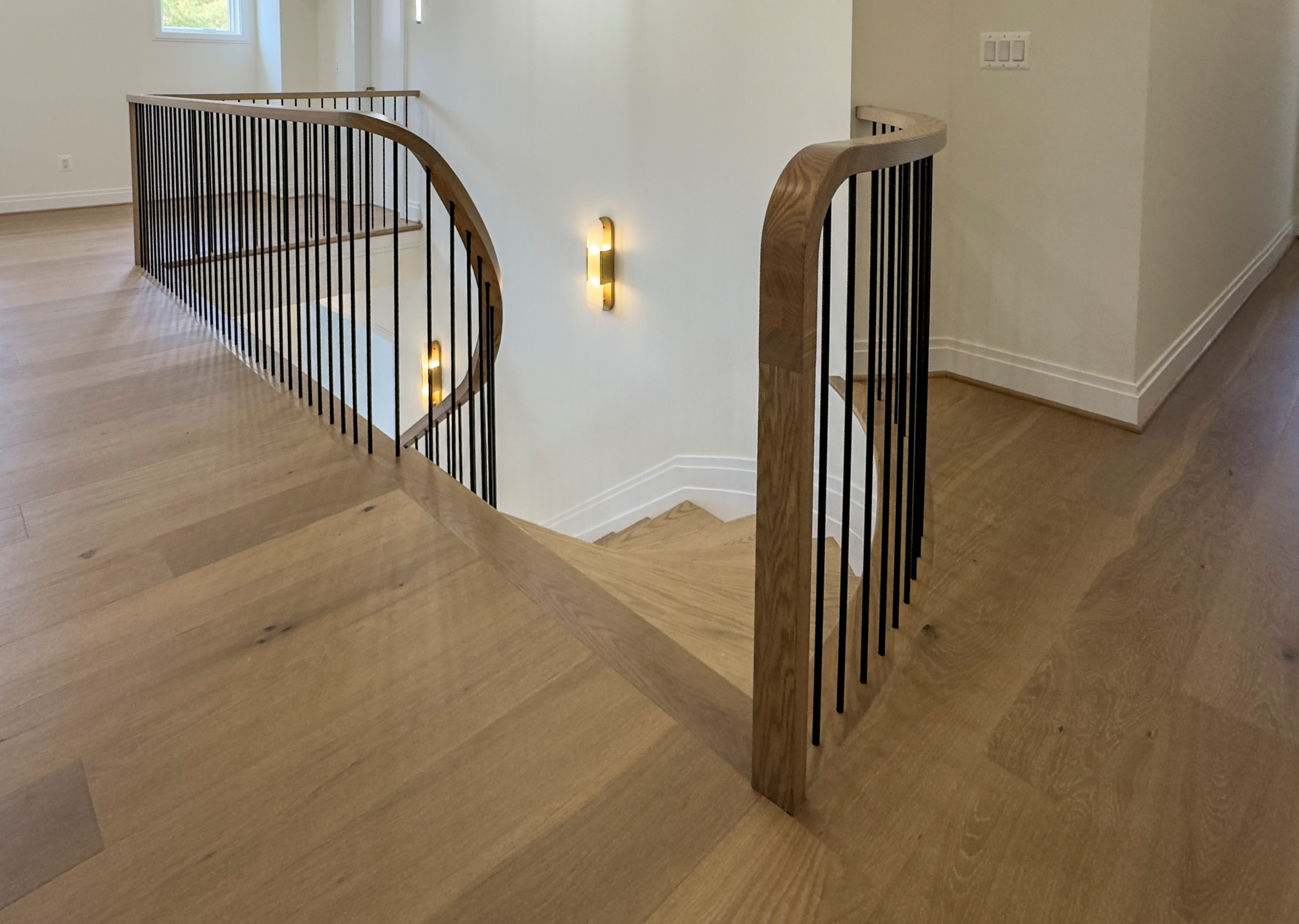 144_Attractive Transitional Staircase in Impressive Modern Home, Vienna VA 22180