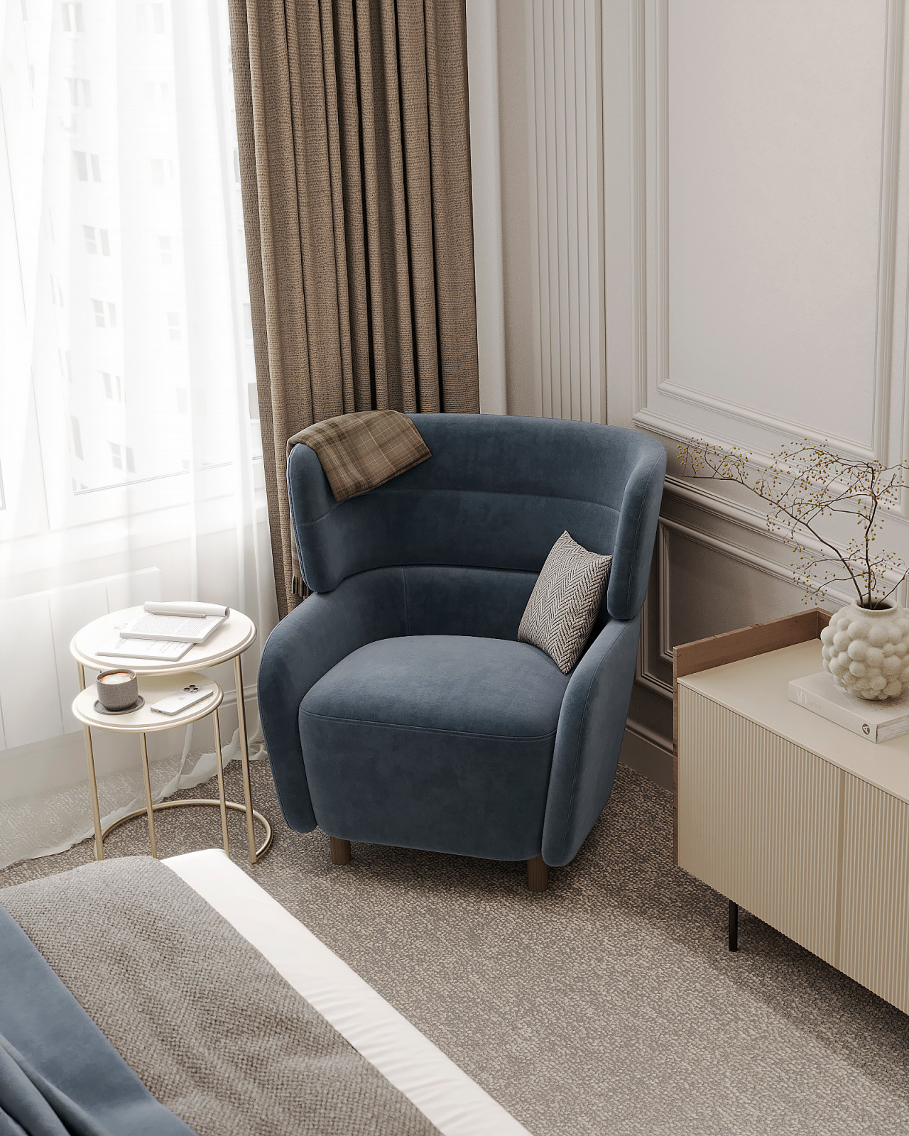 Дизайн квартиры в ЖК "Наследие",  г.Тула