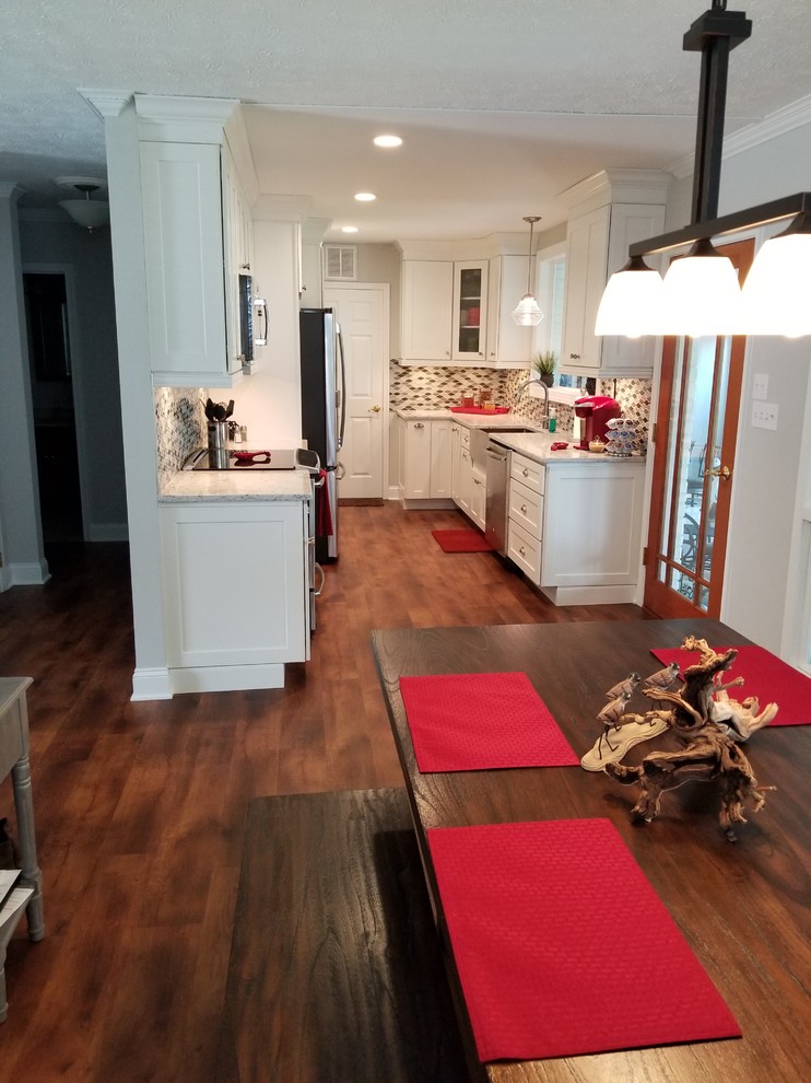 Transitional home design photo in Baltimore