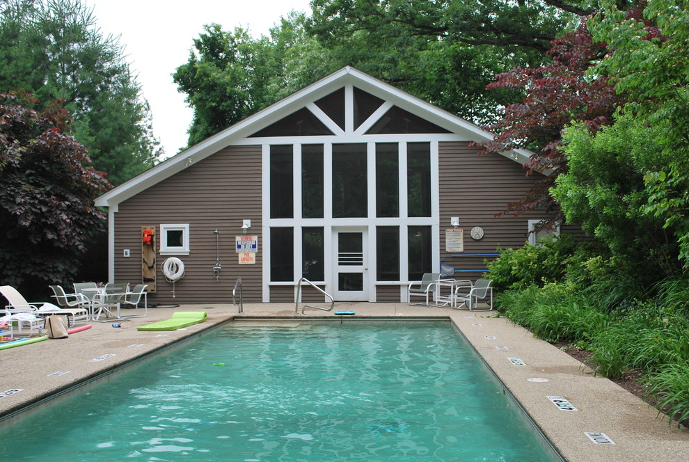 Pool - rustic pool idea