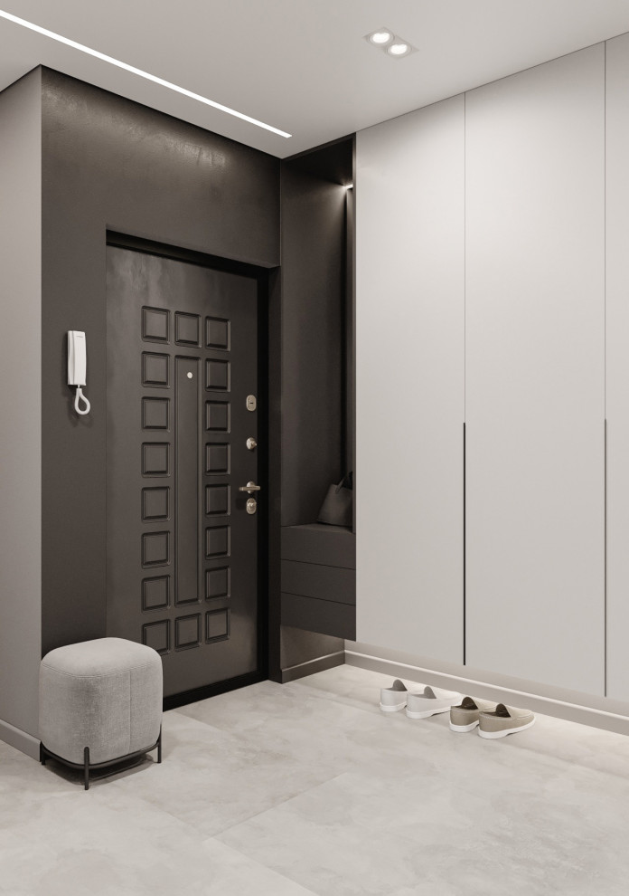 Дизайн-проект трехкомнатной квартиры 80 кв.м. Проект 2024г.