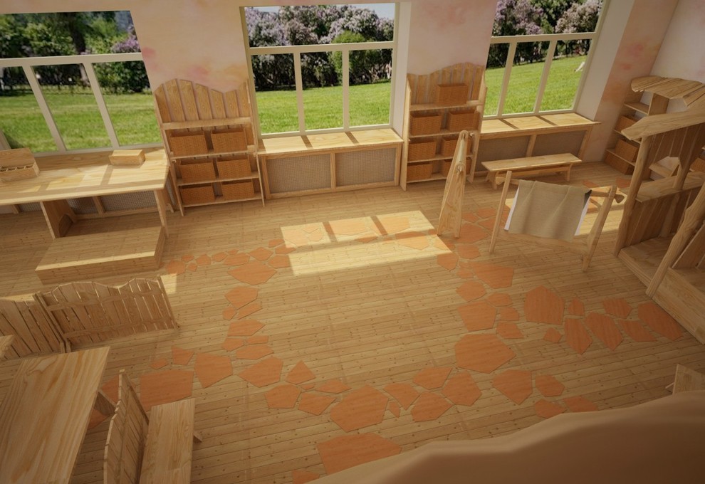 Дизайн-проект интерьера для частного детского садика