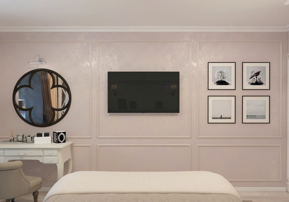 в сиреневых тонах