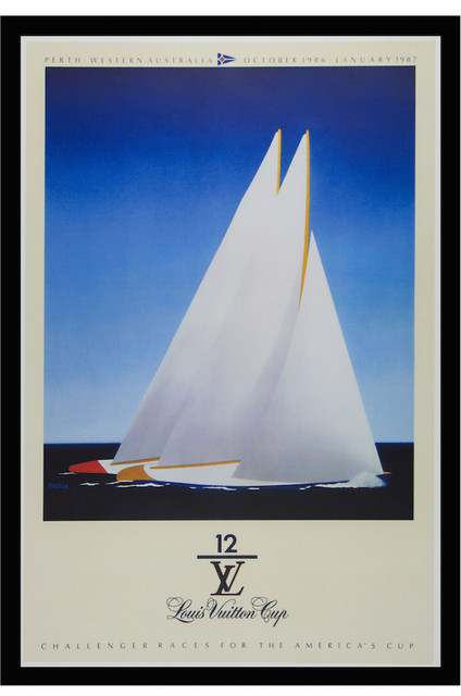 Louis Vuitton Cup Perth Western Ausstralia 1986-1987 - Modern - Prints And Posters - by Luxe ...