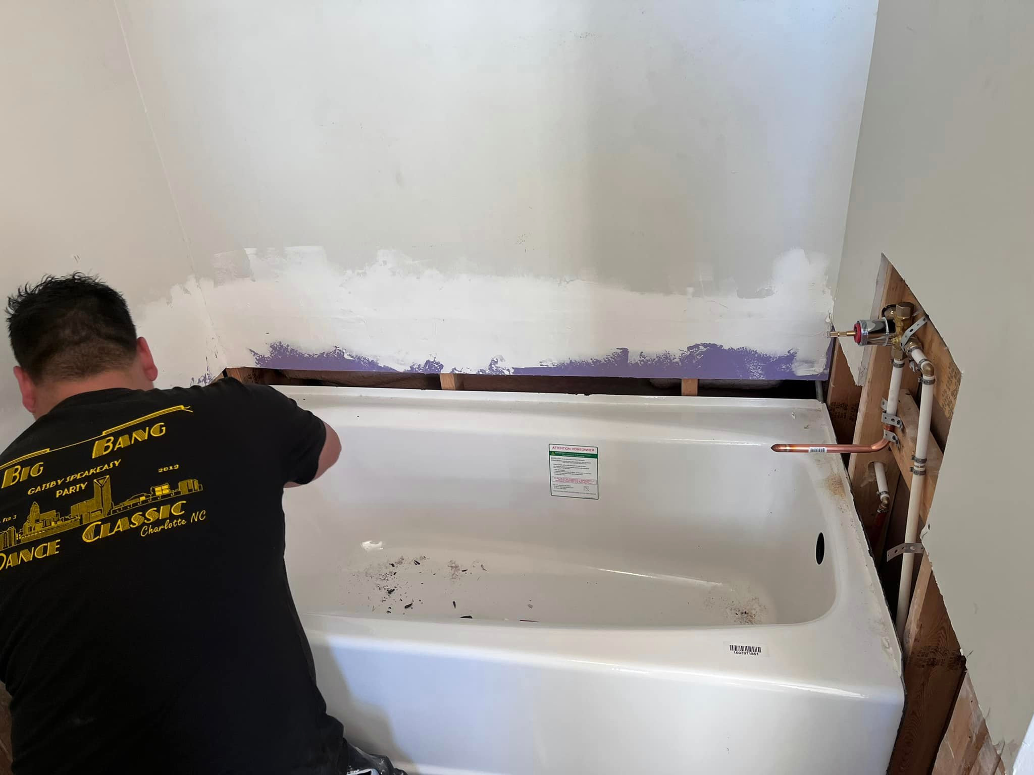 Bathtub Backsplash Remodel before