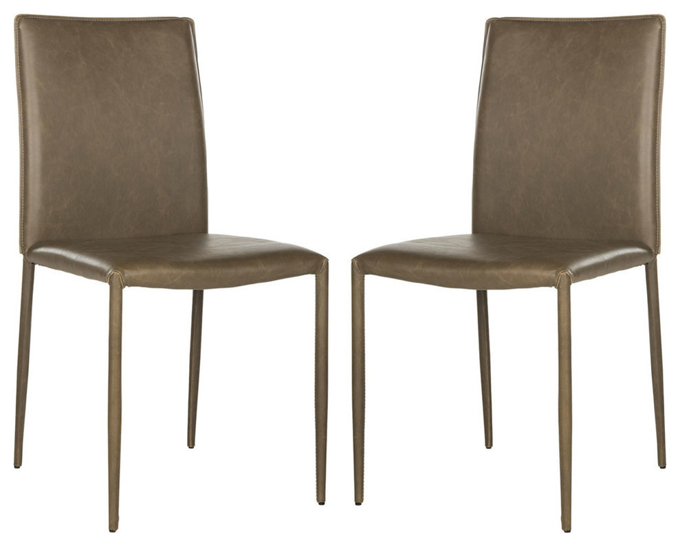 Safavieh Karna Dining Chairs, Set of 2, Antique Brown