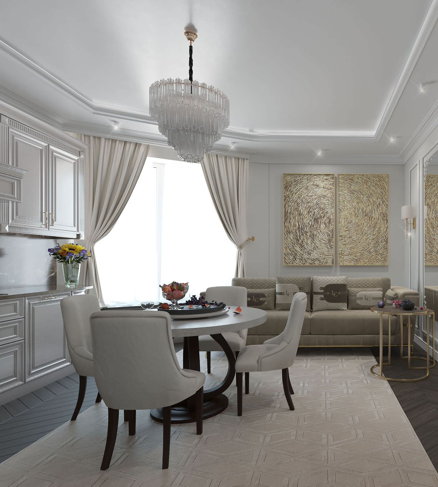 Трехкомнатная квартира в ЖК "Символ"