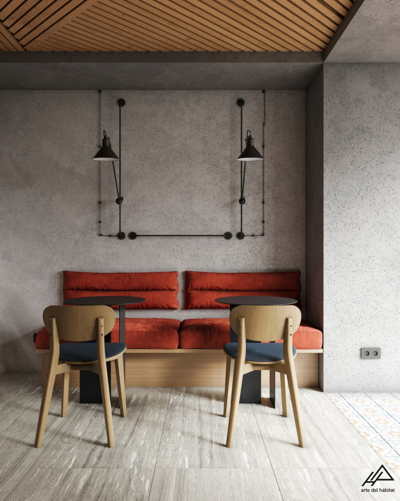 Интерьер кофейни в самом сердце города