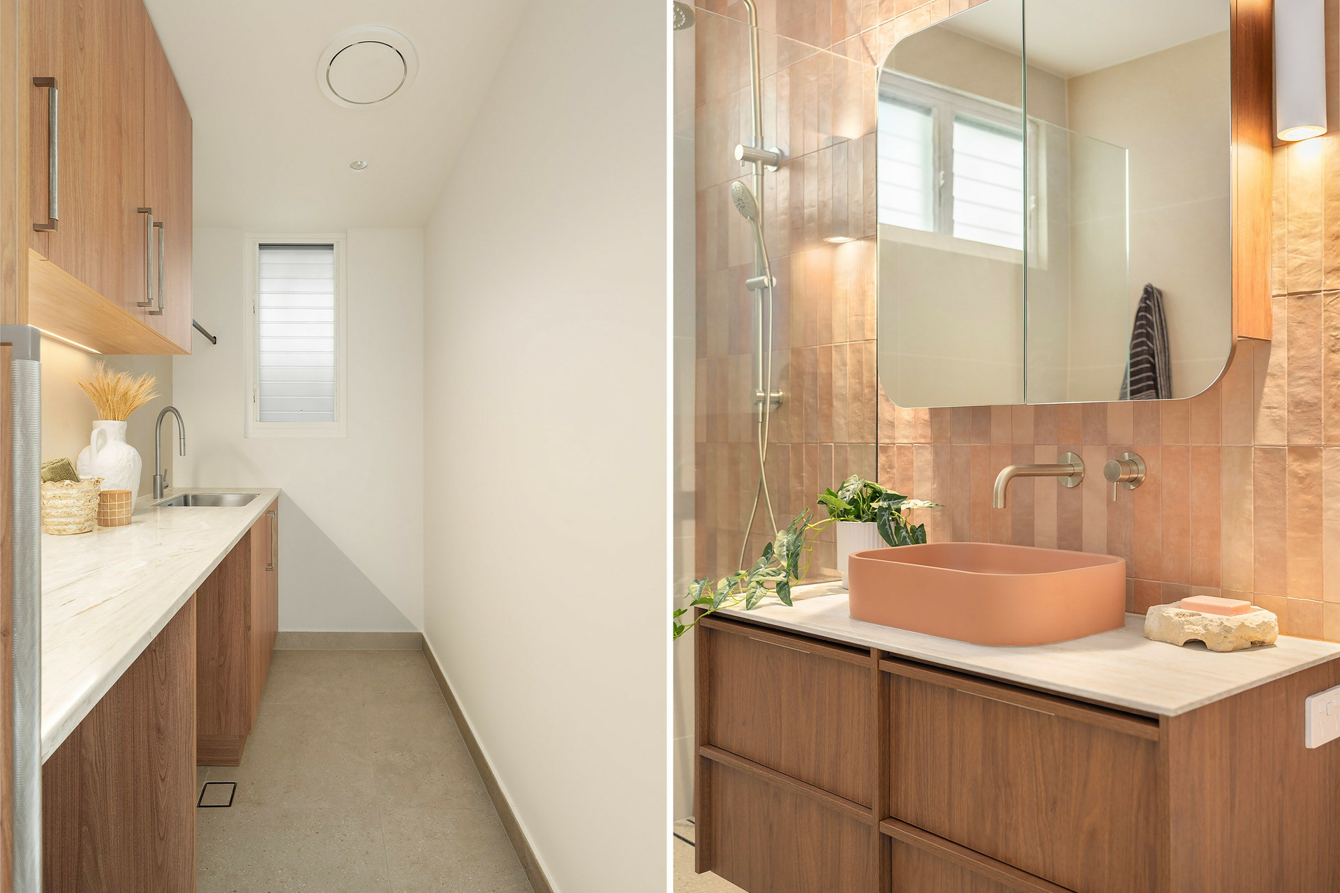 Laundry and Bathroom