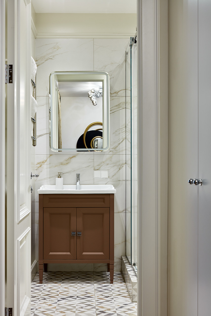 Квартира с камином.