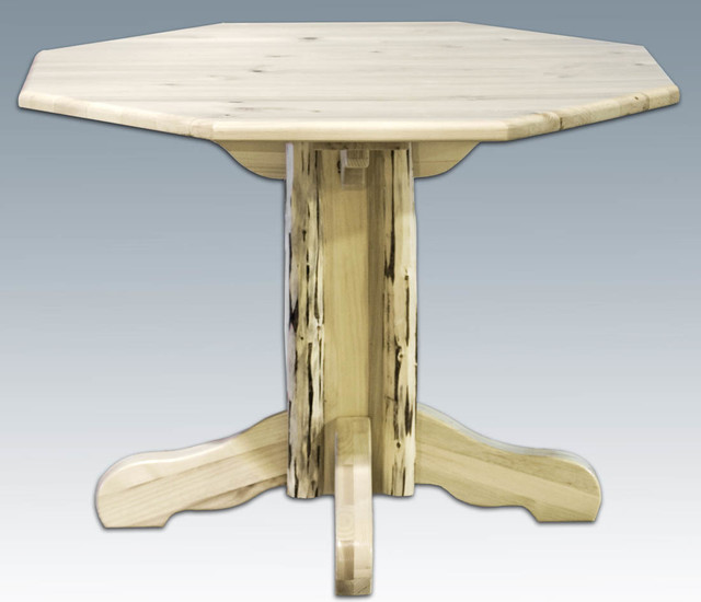 Montana Table, Center Pedestal, Lacquered