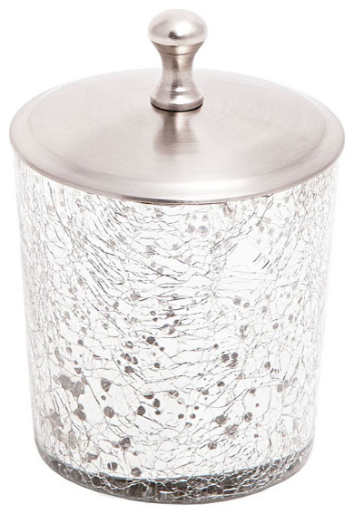 Ice Cotton Ball Holder Contemporary Bathroom Canisters By Ice Cotton Ball Holder