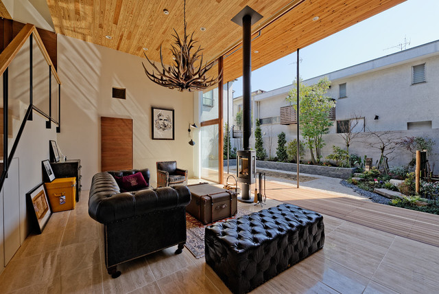 鱗の家 contemporain-salon