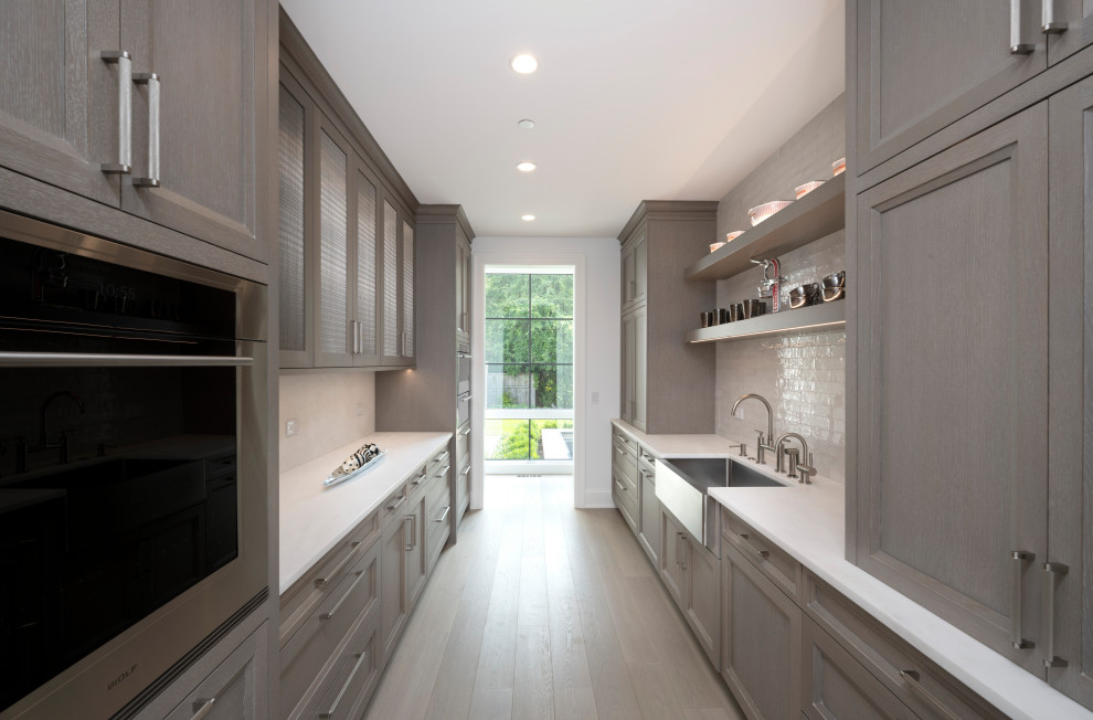 Inspiration for a transitional kitchen remodel in Chicago