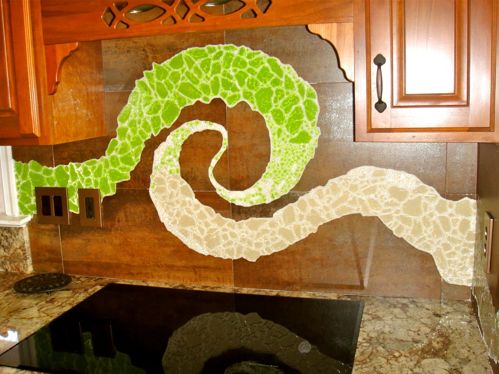 Example of an eclectic kitchen design in DC Metro
