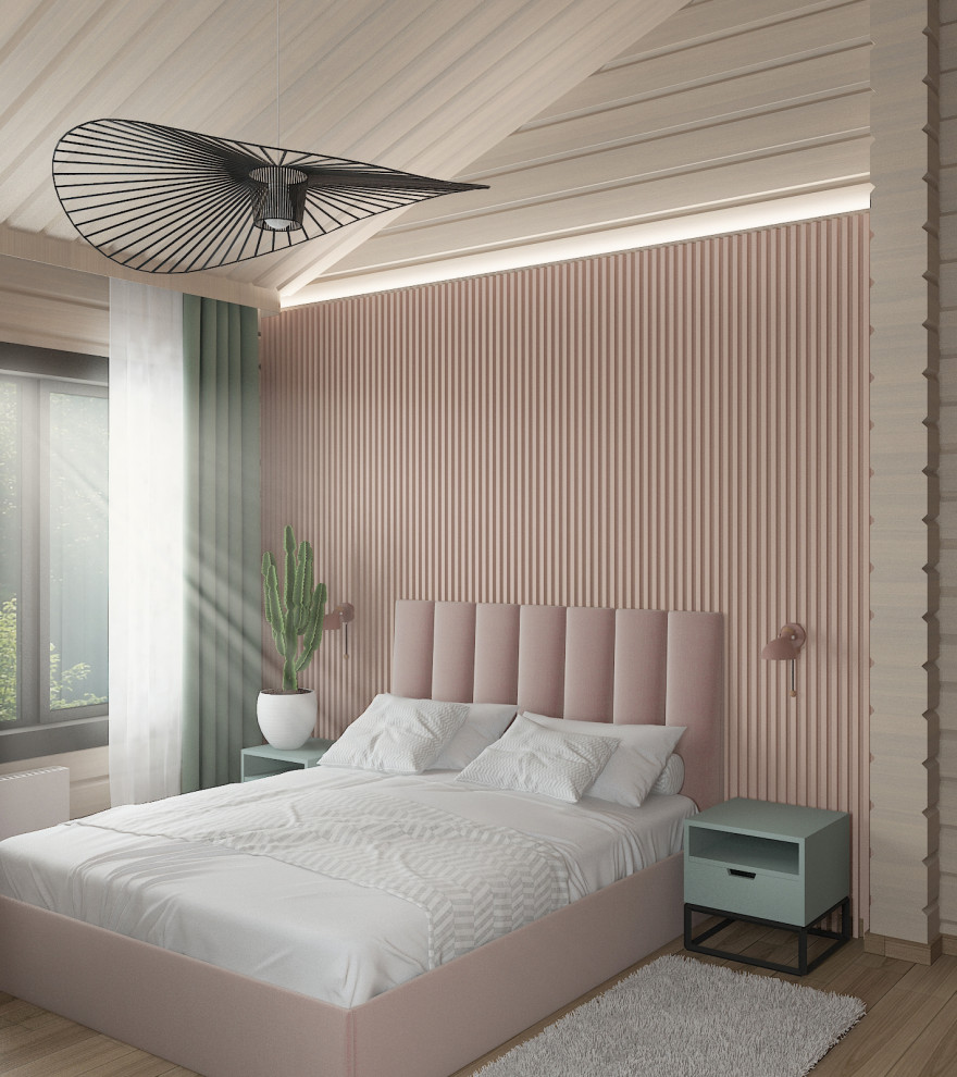 Интерьер дома из бруса