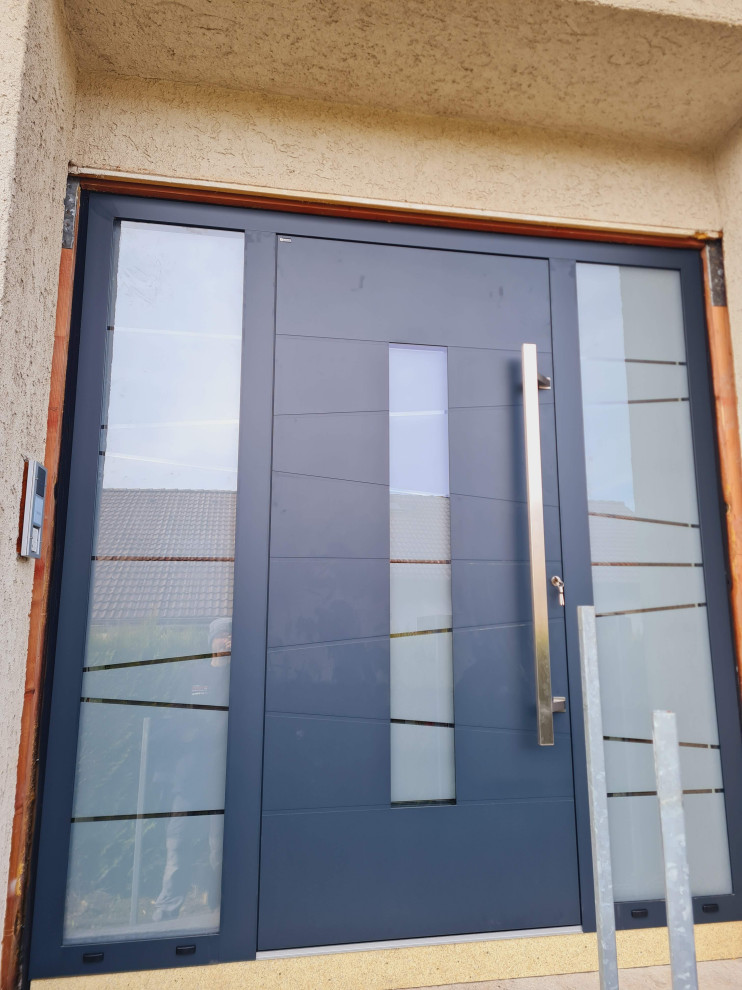 Haustür in Aluminium