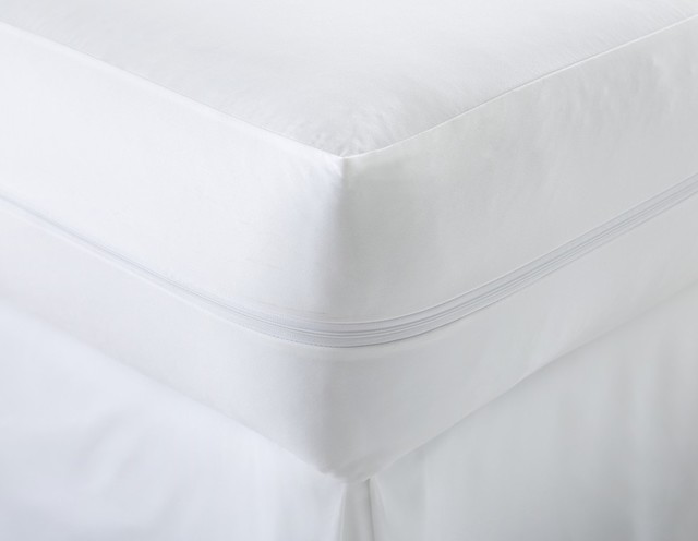 Home Collection Liquid and Bed Bug Proof Total Mattress Encasement, White, Calif