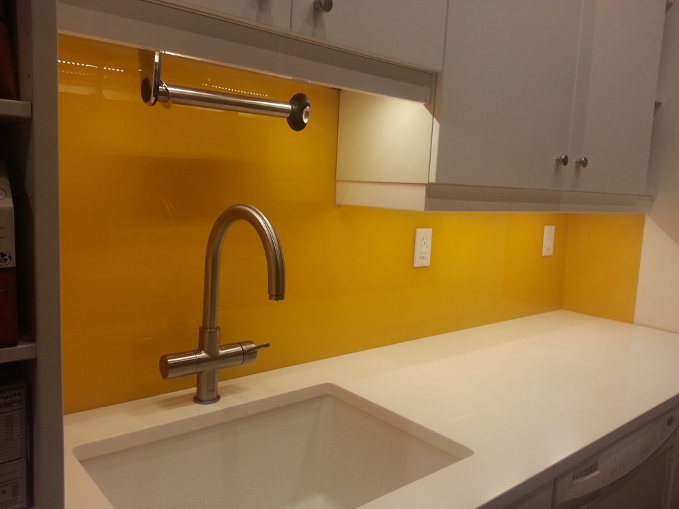 Custom color Kitchen backsplash for a private residence