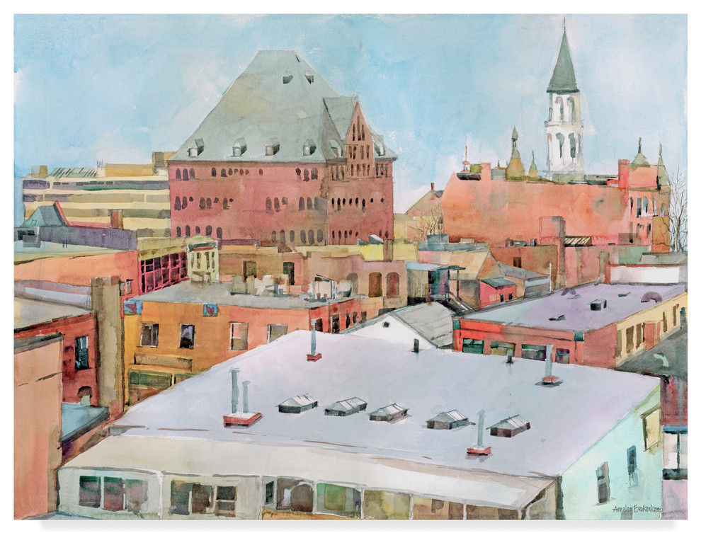 Annelein Beukenkamp 'Above Burlington' Canvas Art, 14"x19