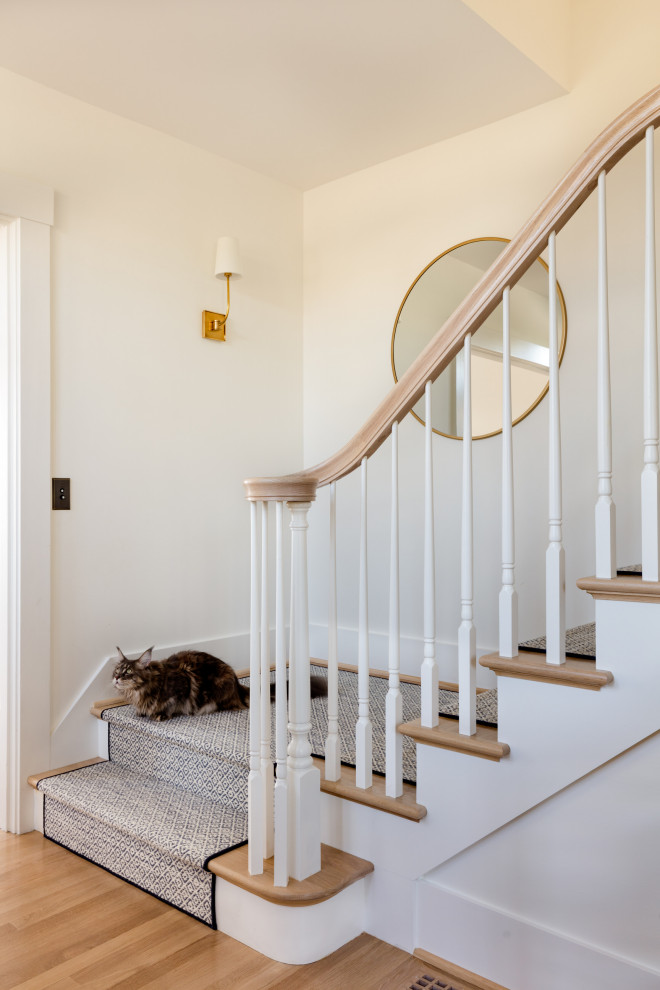 Staircase - transitional staircase idea in Seattle