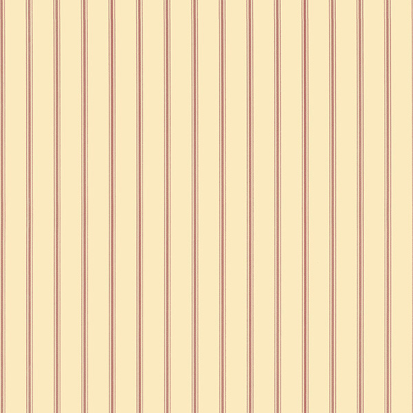 Ticking Stripe Wallpaper Traditional Wallpaper by American