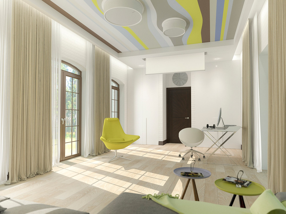 Загородный дом с кальянной. Проект. Визуализация.