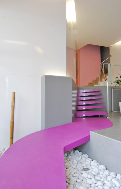 Hall edificio Capri modern-treppen