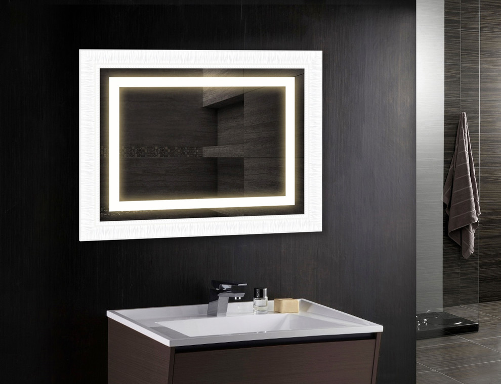 Зеркала с подсветкой в раме