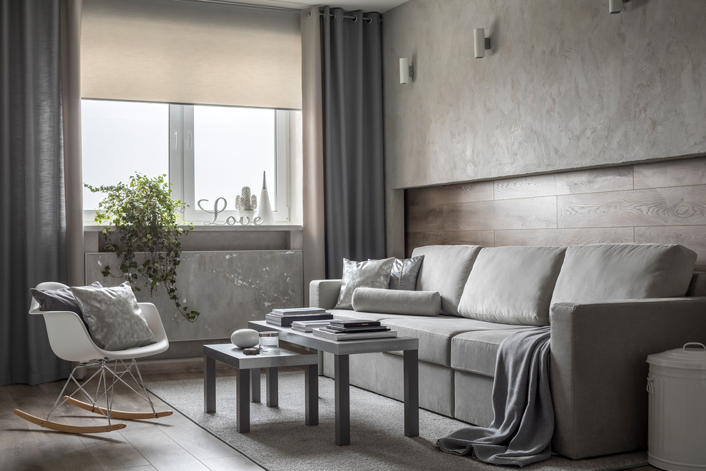 Монохромная квартира для предпринимателя