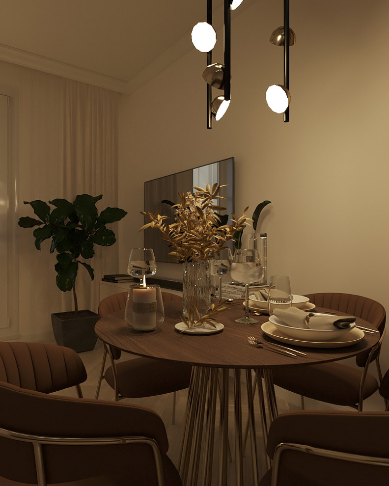 Кухня-гостиная в современном стиле