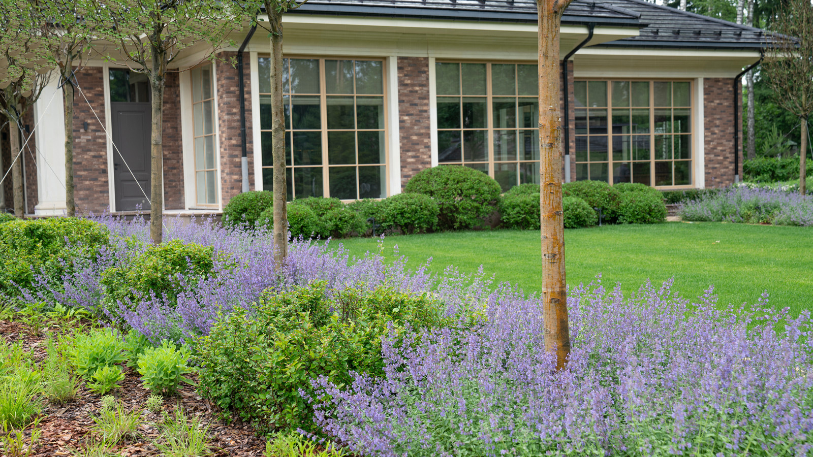 Вилла в стиле Райта. КП "Грибово" 2018 г.