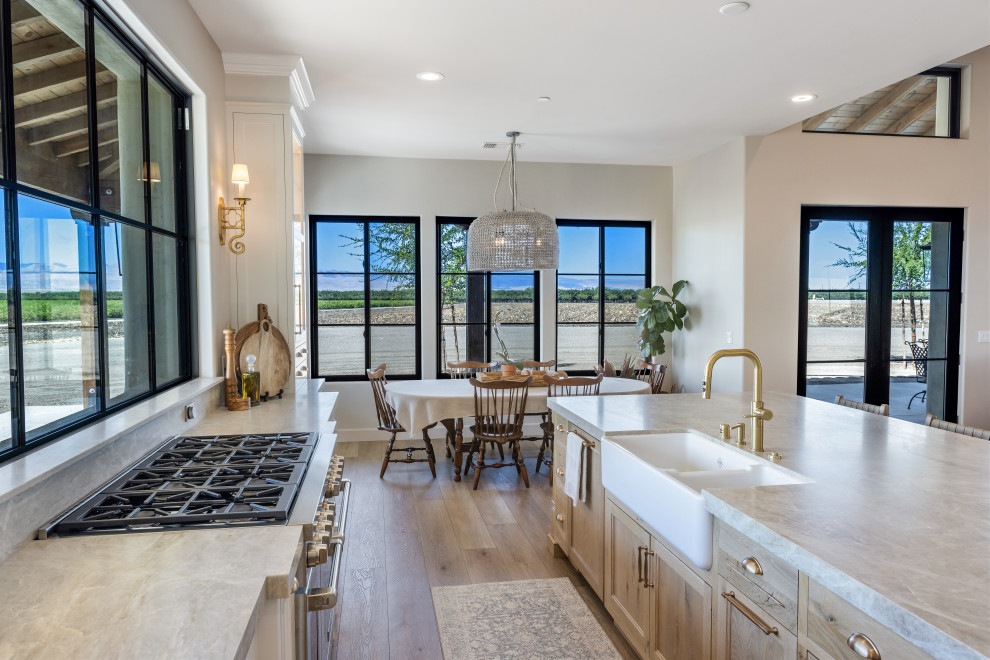 Nook Seating and Kitchen | Tuscan Farmhouse
