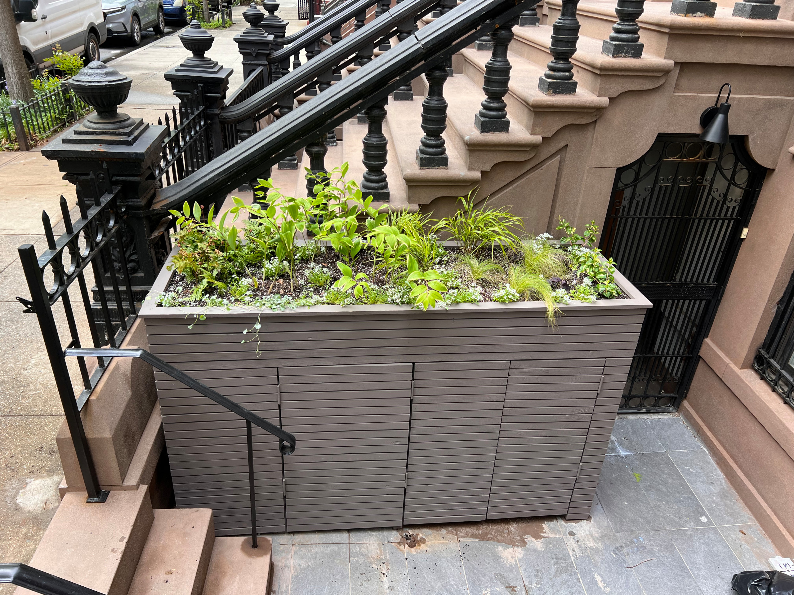 Manhattan UWS brownstone cozy backyard