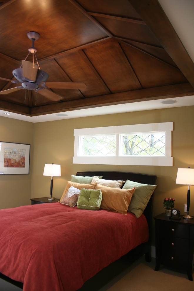 Traditional bedroom in Grand Rapids.