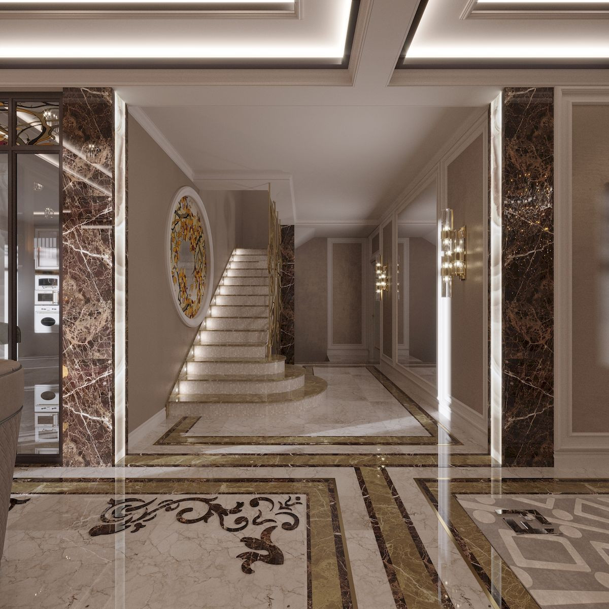 Дизайн таунхауса 100 кв. м в Куркино