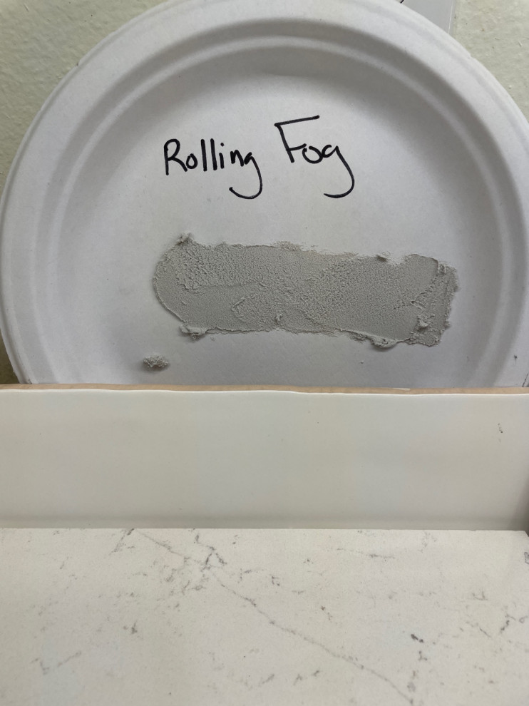 Mapei warm gray grout or Fusion Pro Rolling Fog