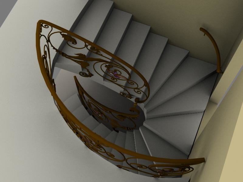 3д лестница