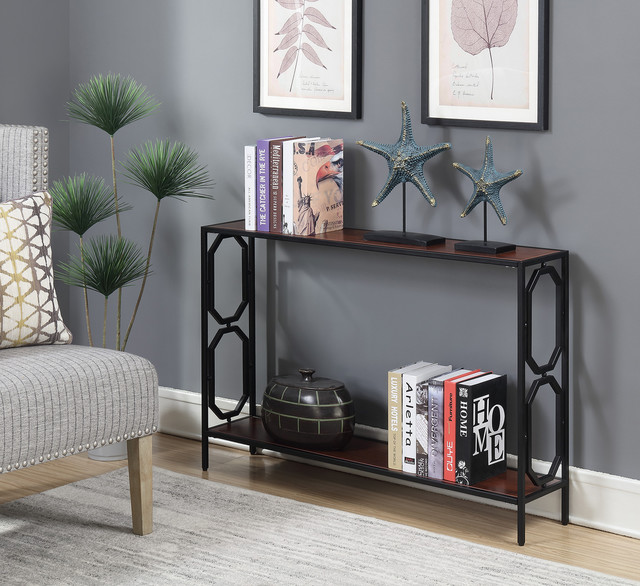 Omega Metal Frame Console Table industriell-vardagsrum