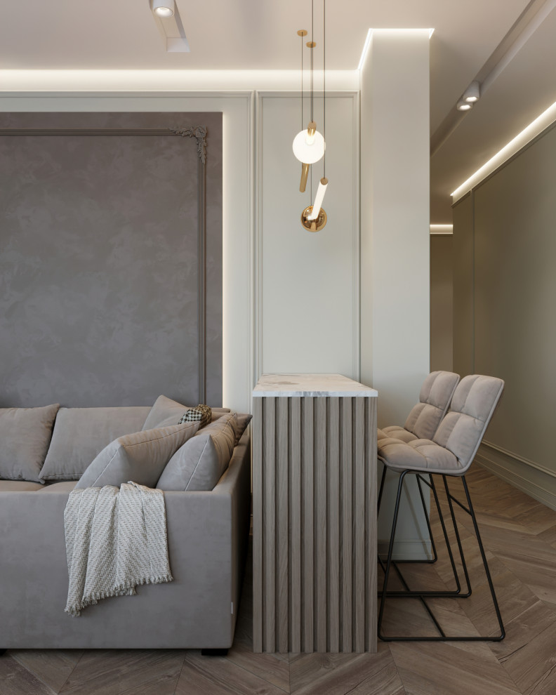 Проект трехкомнатной квартиры 100 кв.м