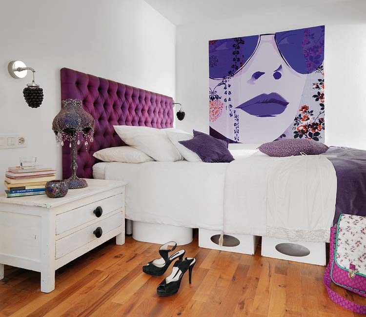 This is an example of an eclectic bedroom in Barcelona.