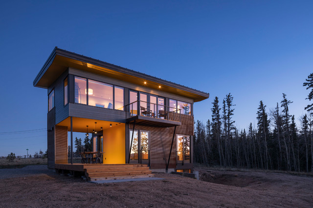 Stanley Ridge Shed contemporain-facade