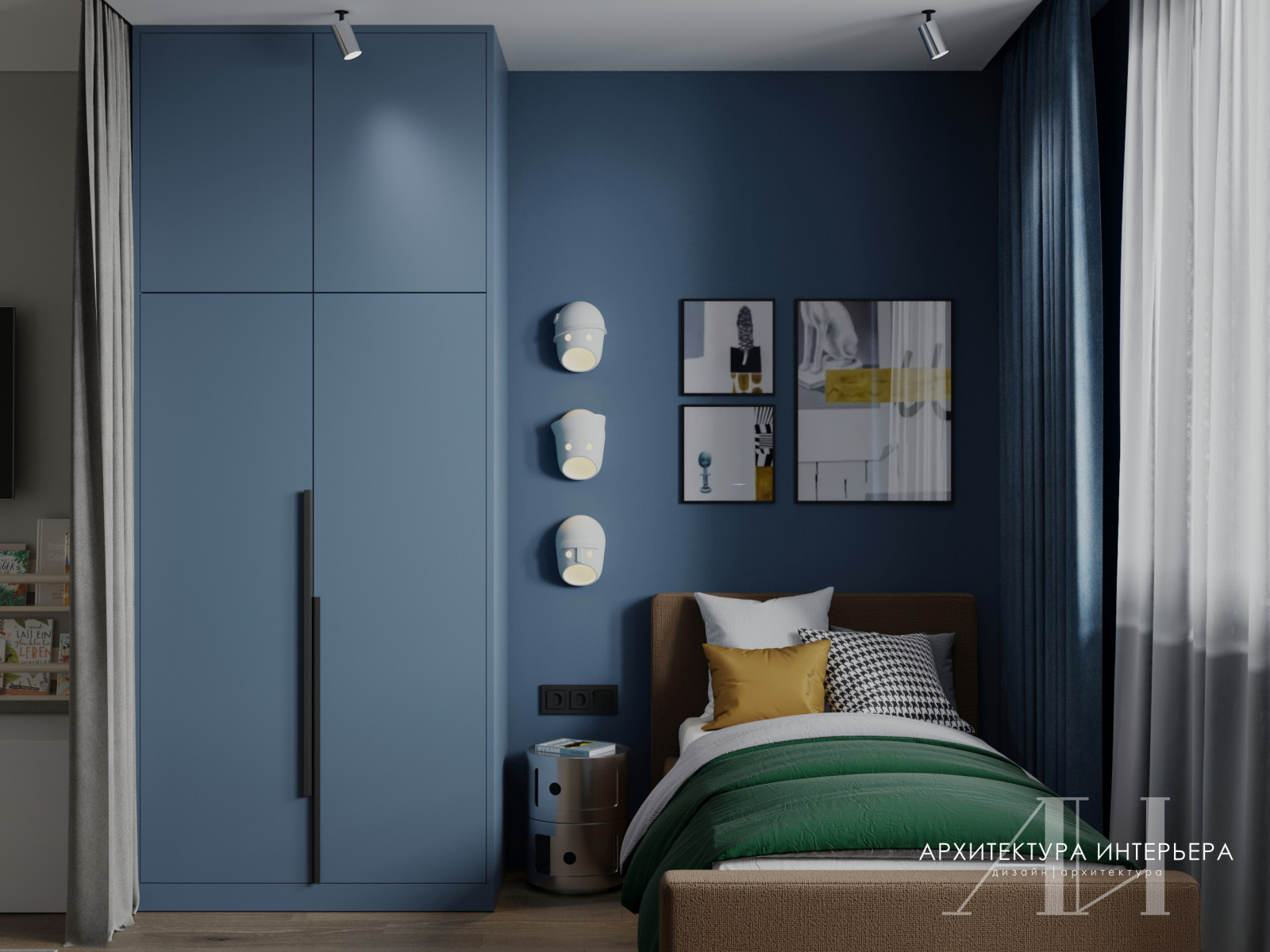 Квартира 67 м2 в доме серии П-44Т в Москве для семьи с двумя детьми