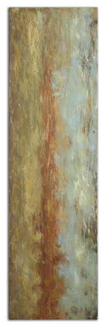 Uttermost "Red Clay" Hand-Painted Art, 20"x72"