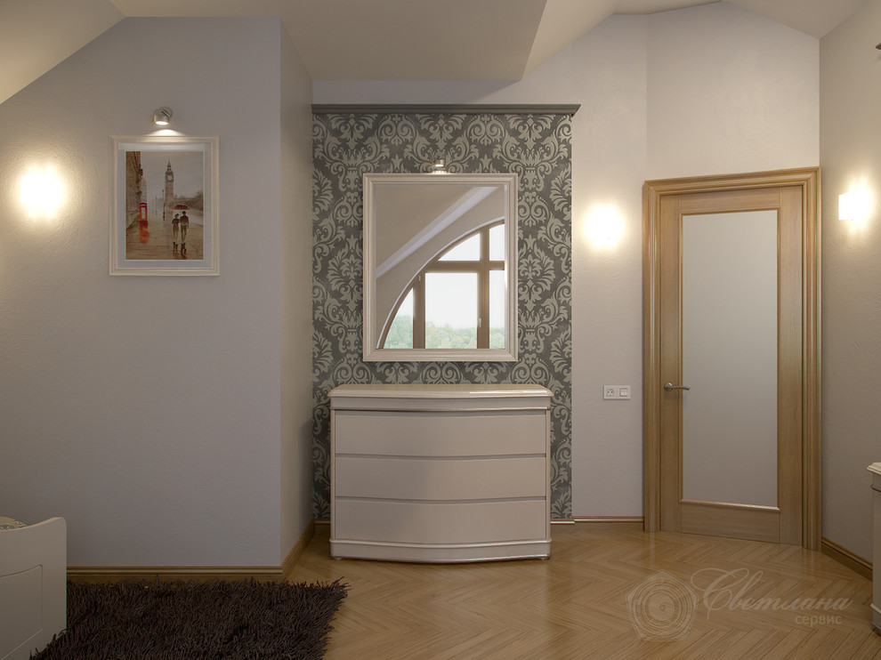 Спальня в мансарде